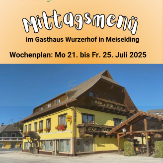 Mittagsmenü Juli